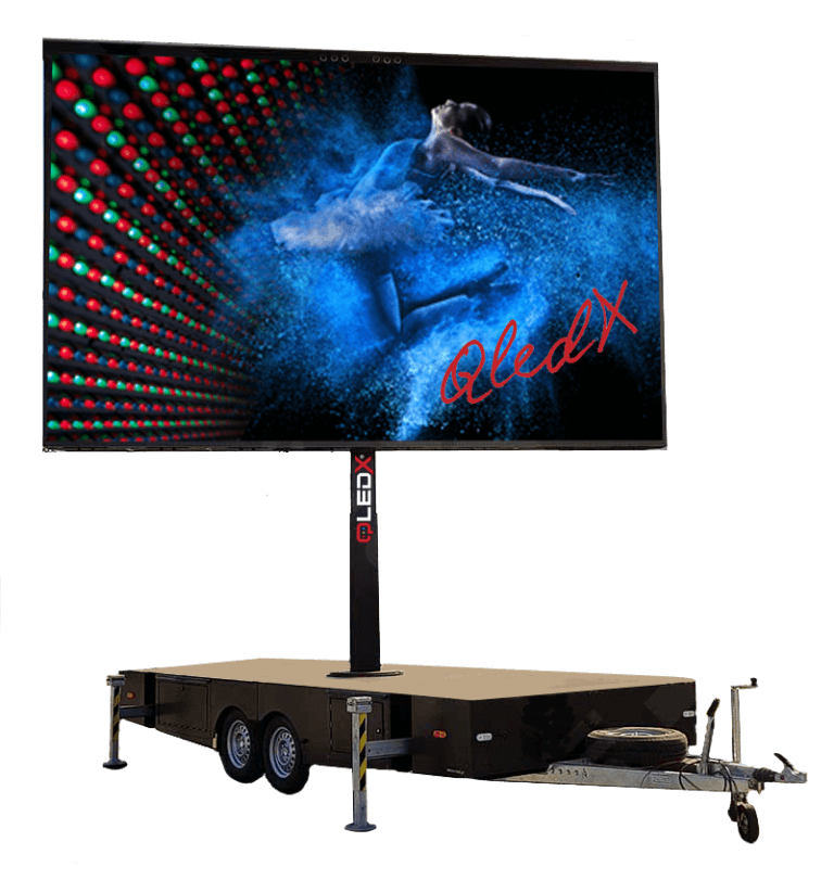 ᐅ Groot LED SCHERM voor binnen & outdoor QledX Led schermen