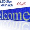 QledX lichtkrant leddisplay 192cm x 32cm P10 pixel resolutie 193x32 - Afbeelding 5