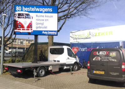QledX ledscherm pickup bij Smeeing Soest